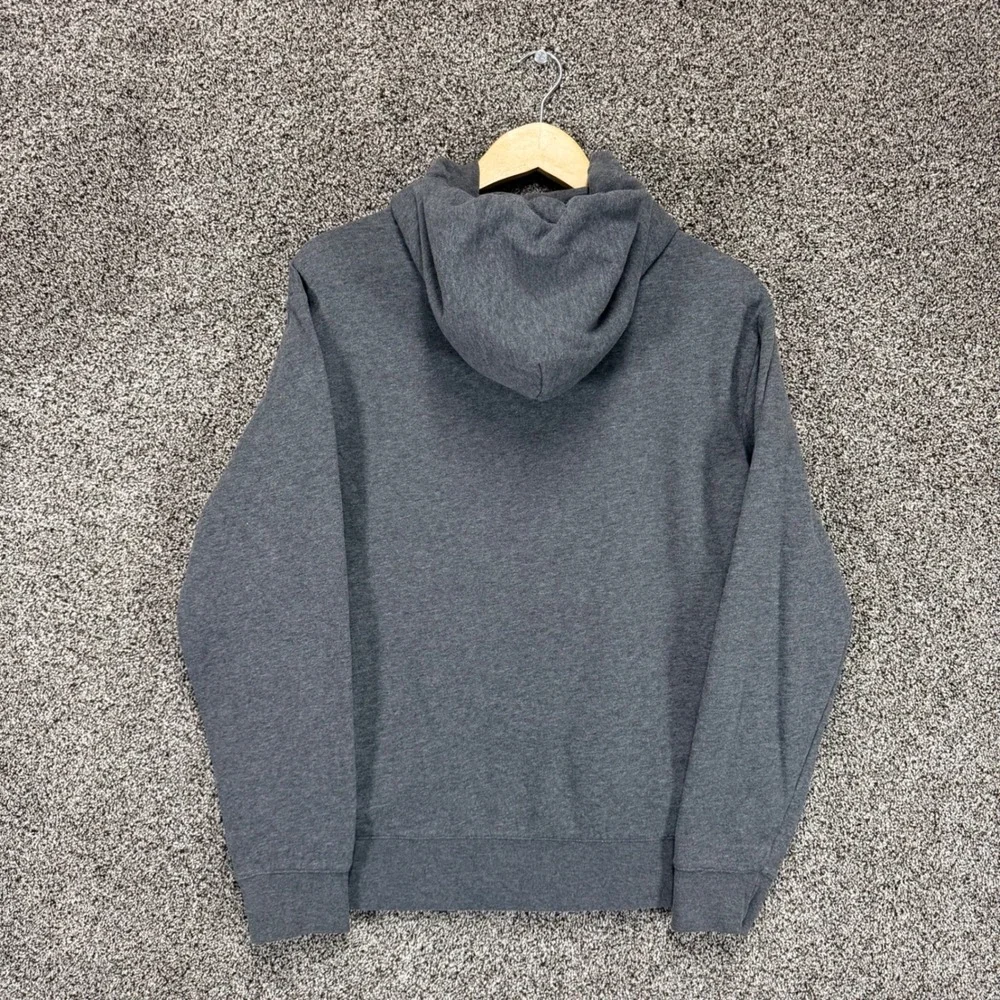 Polo Ralph Lauren Hoodie Mens M Gray Fleece Lined Ski Bear Sweatshirt Pockets
